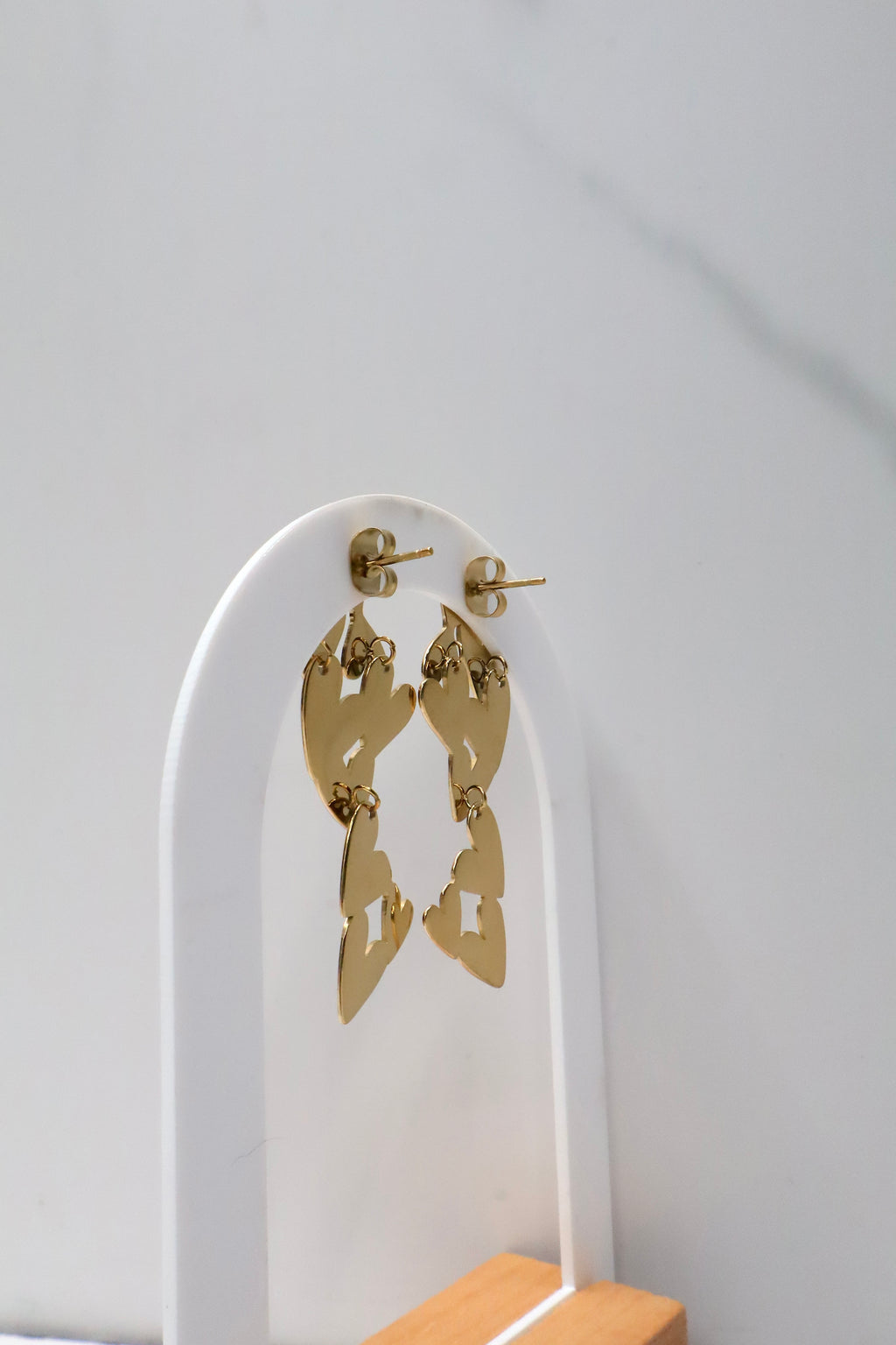 Hartjes bomb oorbellen