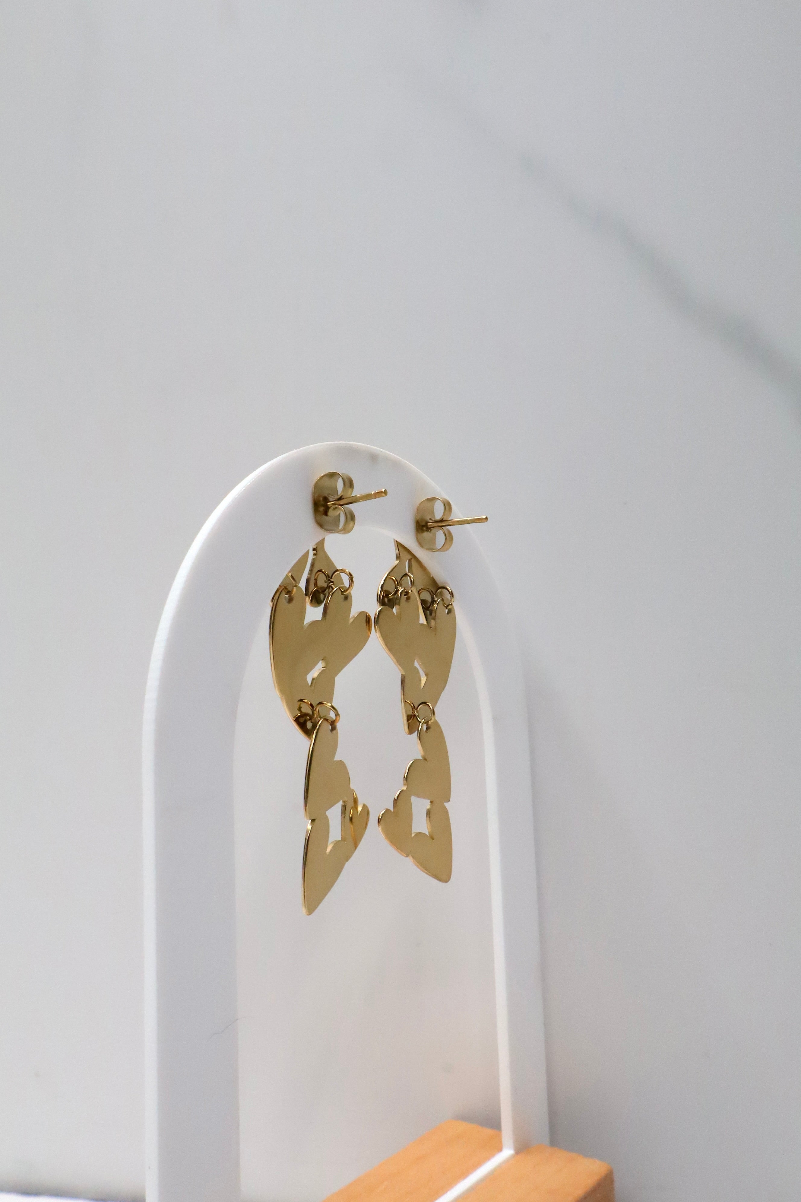 Hartjes bomb oorbellen