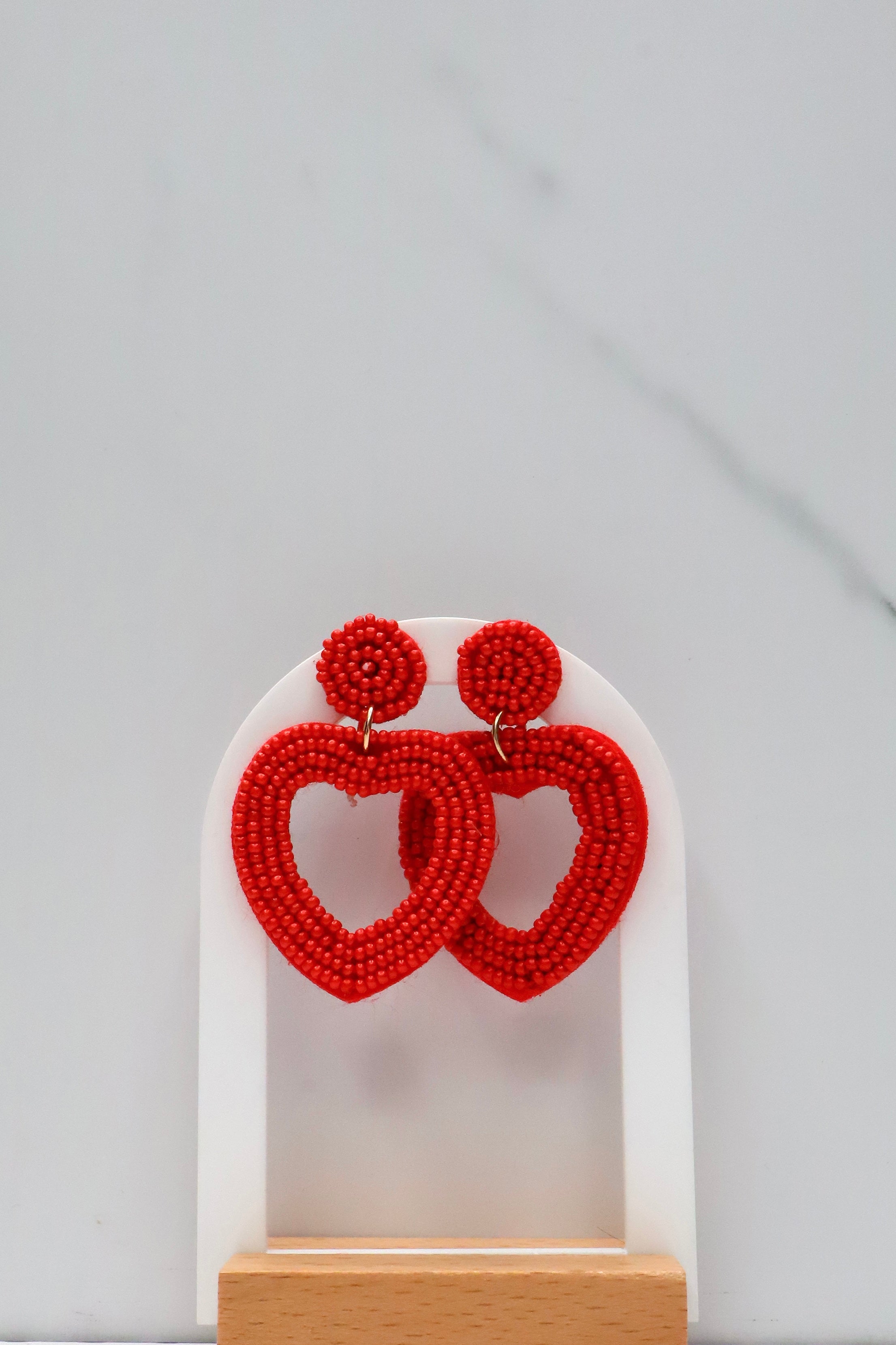 Grote kralen oorbellen