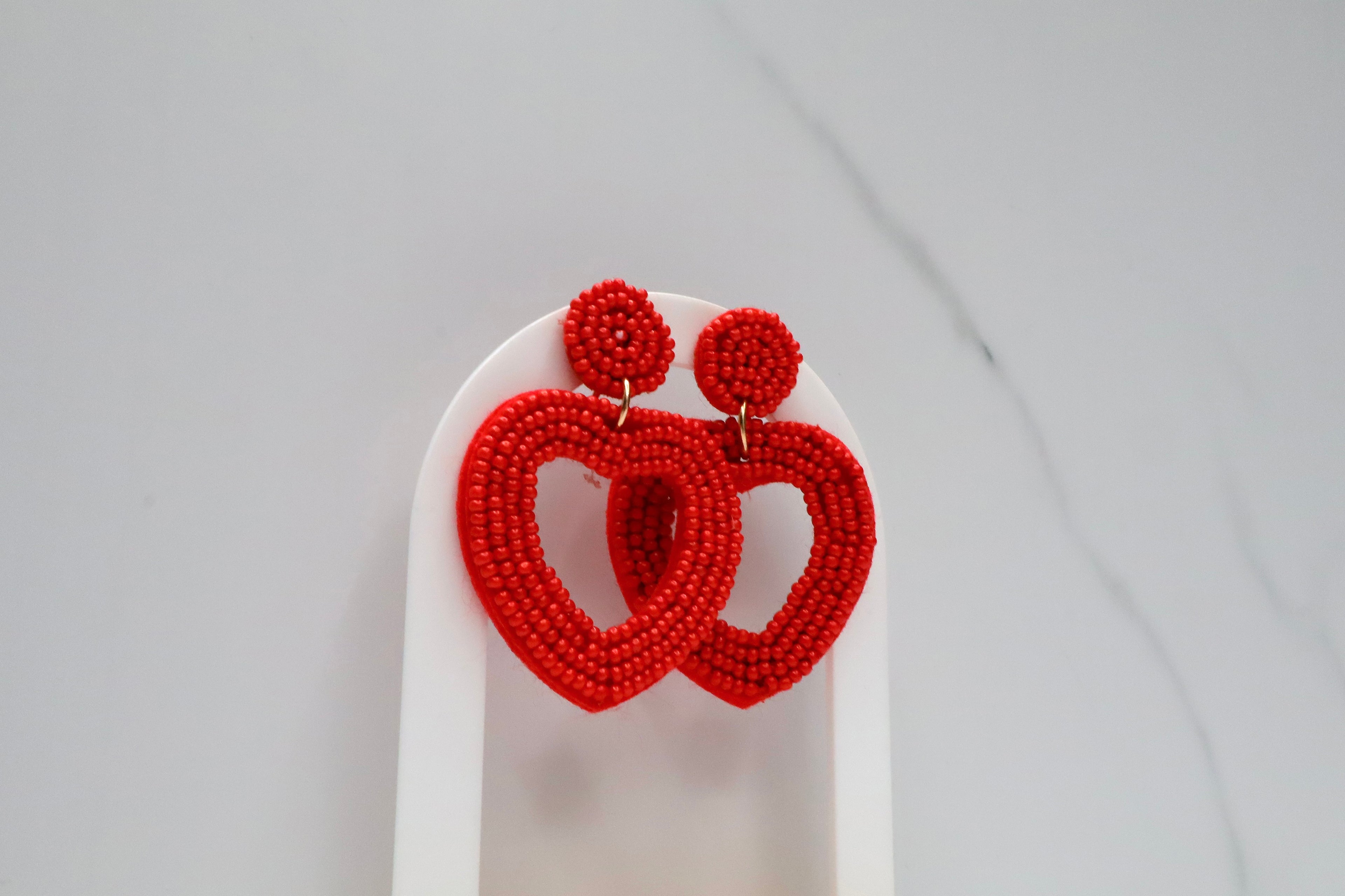 Grote kralen oorbellen