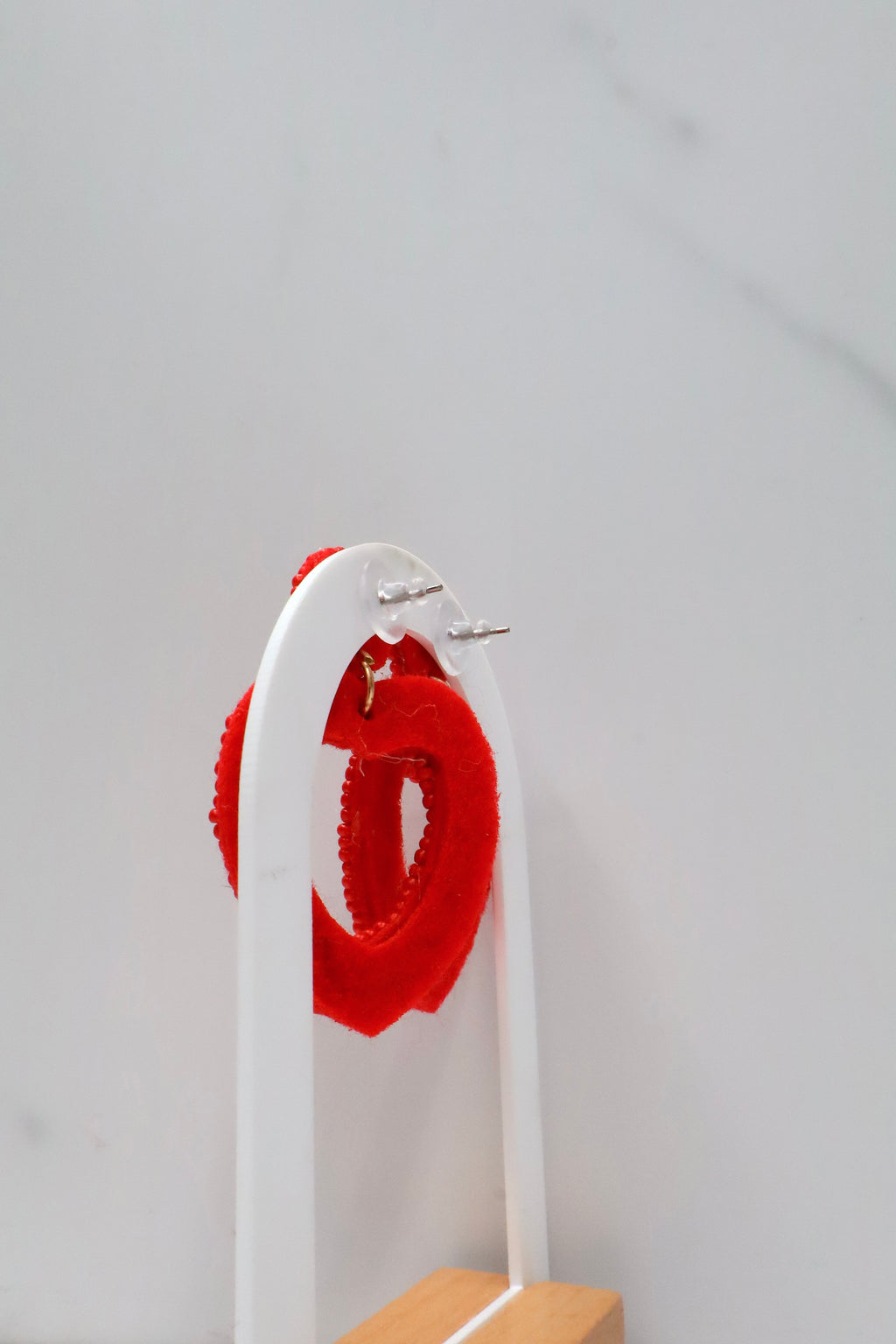 Grote kralen oorbellen