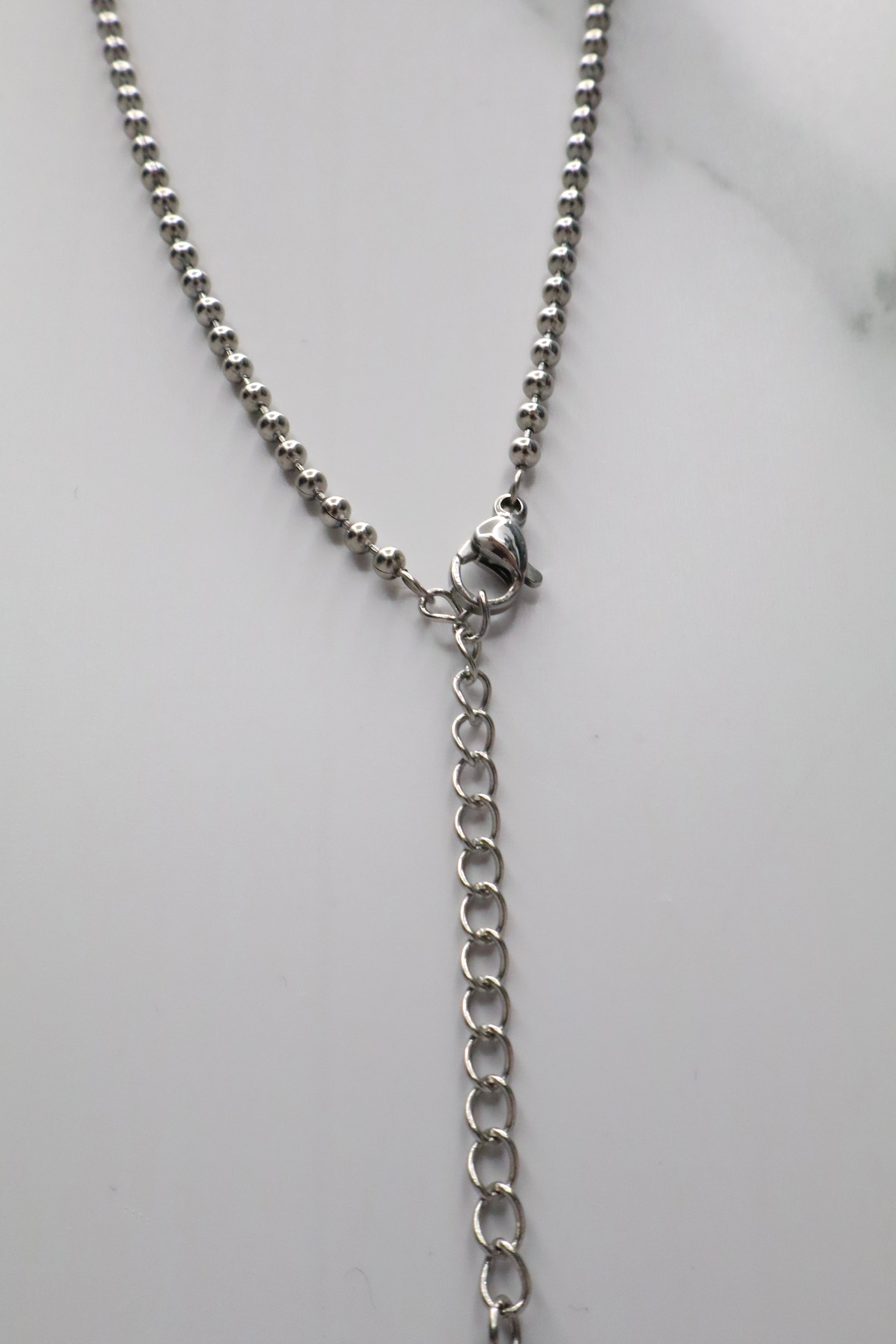 Ketting met hartjes hangers